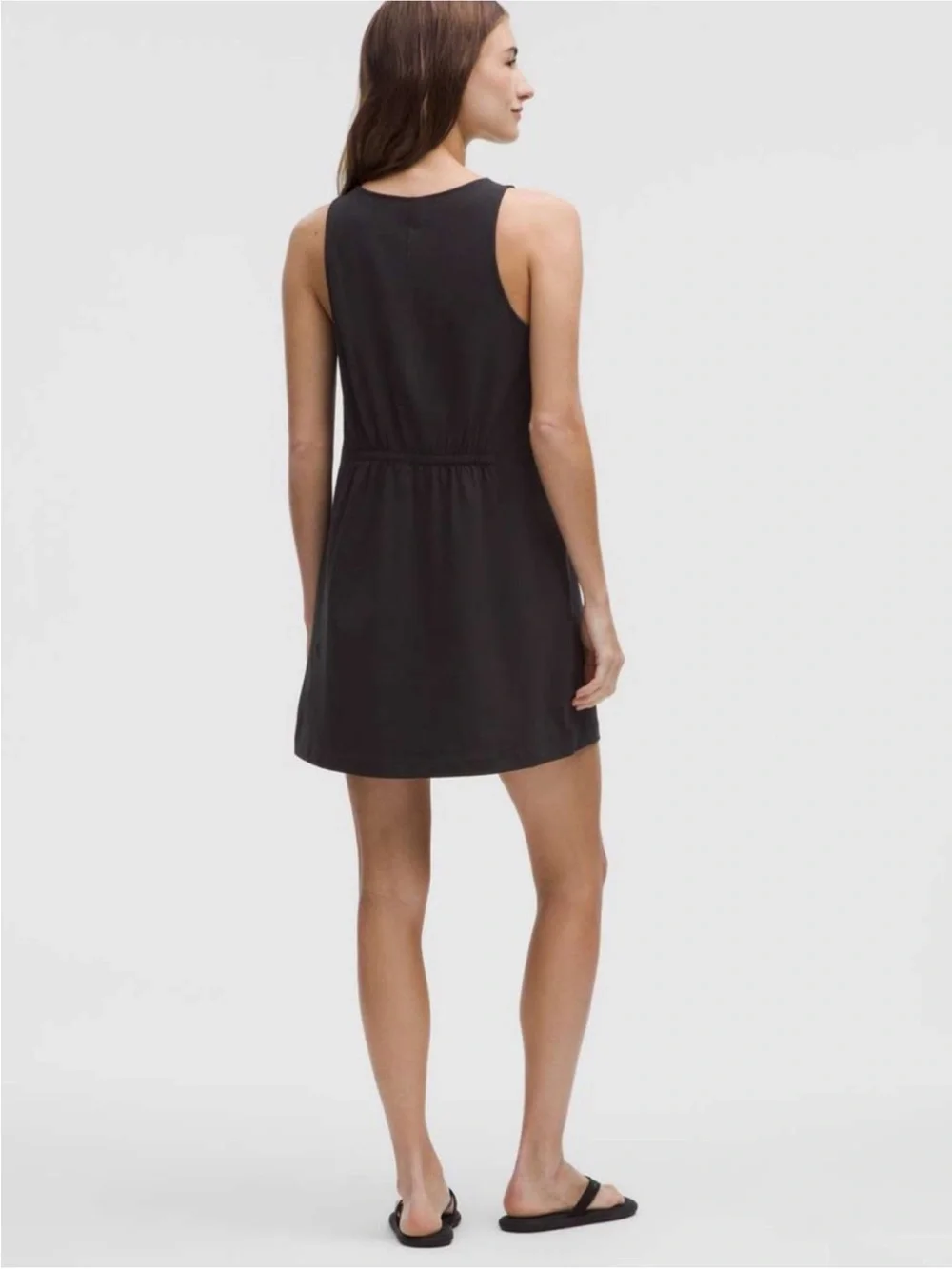 lululemon athletica Black High Neck Sleeveless Mini Dress